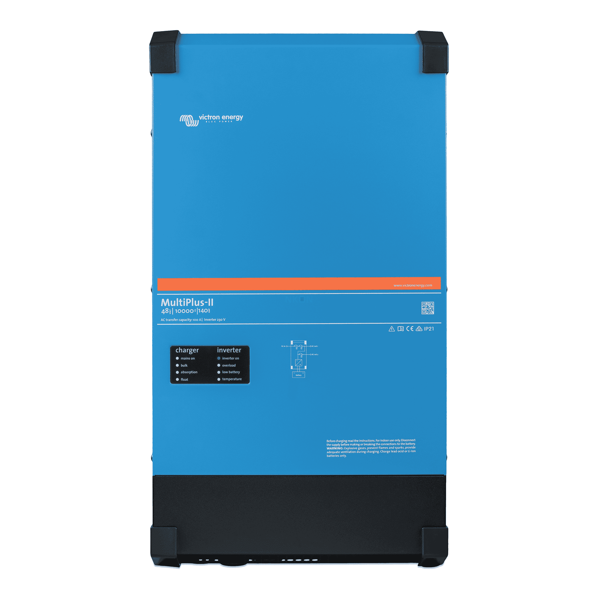 Гибридный солнечный инвертор Victron Energy MultiPlus II 48/10000/140 100/100