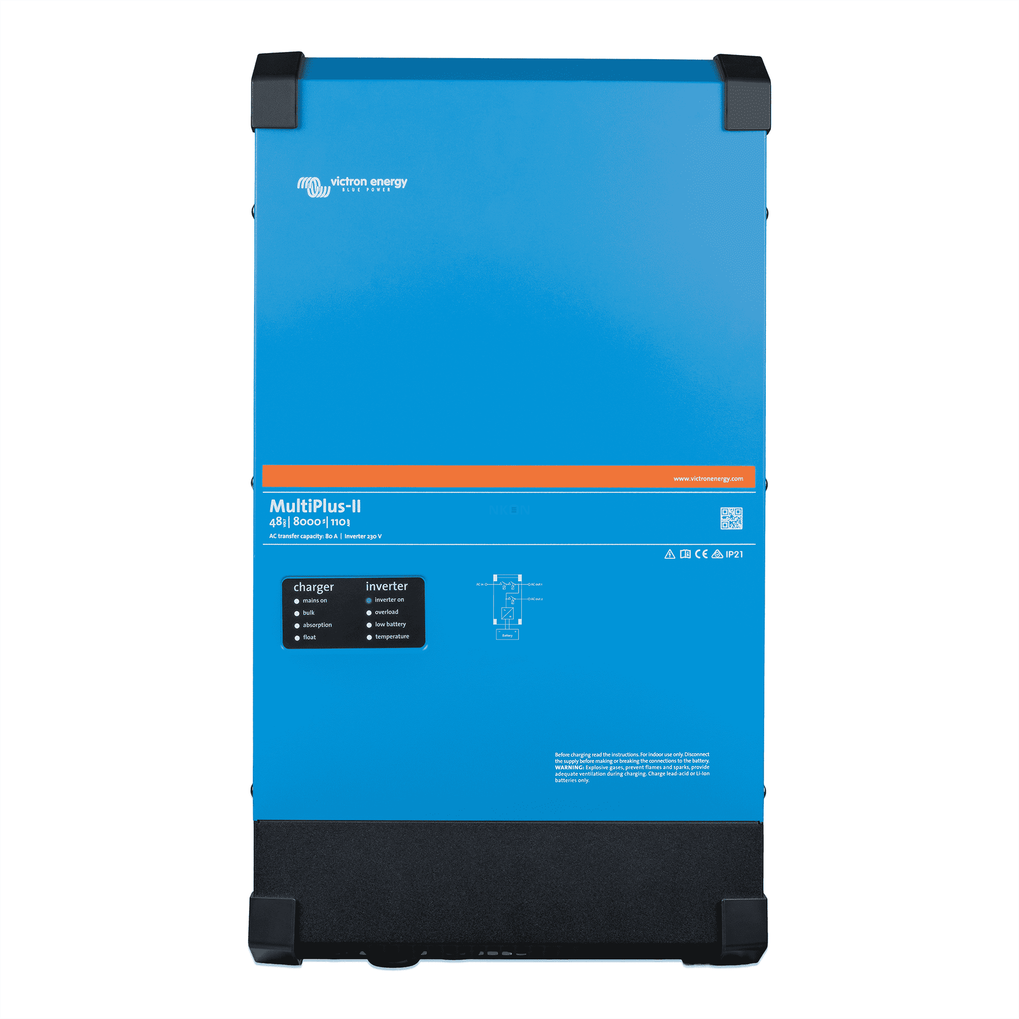 Гібридний сонячний інвертор Victron Energy MultiPlus II 48/8000/110 100/100